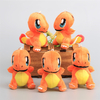 Jouet de cadeau de jeu doux en peluche personnalis&eacute; d'animal debout de dinosaure orange