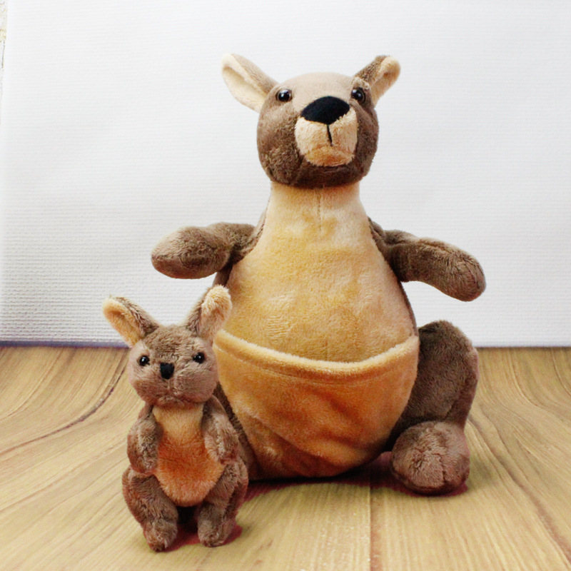 Cangar&uacute; Plush Stuffed R&eacute;ala&iacute;och YD-BD063 le Br&eacute;ag&aacute;n Bronntanais Leana&iacute; Ainmhithe Ainmhithe Joey Soft