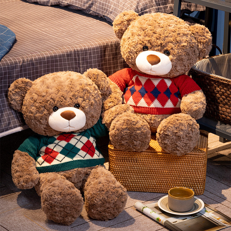 Nyt design Plys udstoppet tegneserie lodne bamse Leget&oslash;jsdukke Valentinsdagsgave