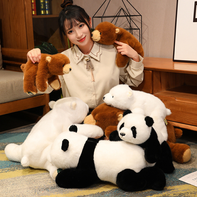 Cadou promoțional cu design personalizat Jucărie umplută de pluș Păpușă Panda din desene animate