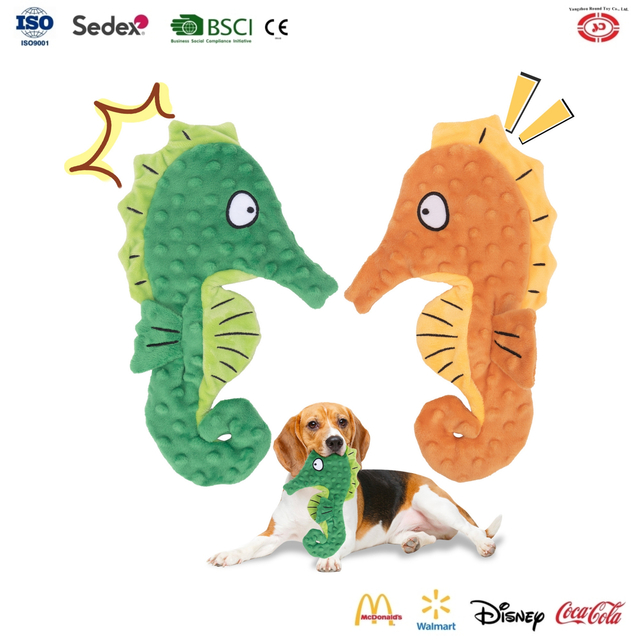 YD-BD030 SEAHORSE CINDINSKI SIGURNI PLUSKI PET maskota poklon Squaky Dog igračka