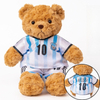 Maskot Sepak Bola Permainan Dunia Boneka Kartun Boneka Beruang Lembut Boneka Mainan dengan Kaus Kustom