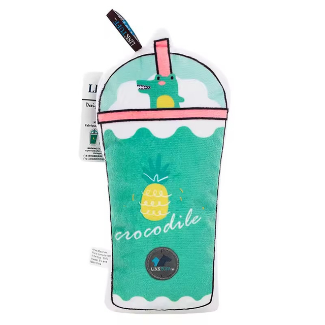 ការបោះពុម្ពផ្ទាល់ខ្លួន តុក្កតា តុក្កតា ឆ្កែ ភេសជ្ជៈ កំប្លែង អន្តរកម្ម Chew Squeaky Toy