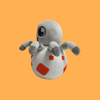 Giocattolo regalo morbido personalizzato per bambini in peluche Charlie Egg Baby Spider