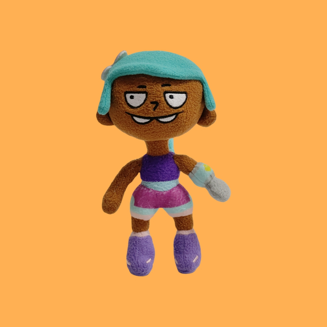 ECHO Brown Girl Boneca de pel&uacute;cia personalizada para videogame e brinquedo para presente