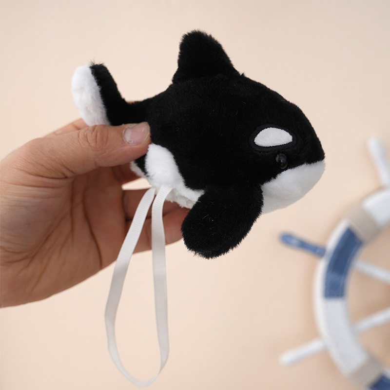 Mu&ntilde;eca de encargo del animal marino de la venta al por mayor del juguete relleno de la felpa magn&eacute;tica del hombro