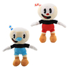 Jouets brod&eacute;s en peluche doux de poup&eacute;e en peluche de conception personnalis&eacute;e en forme de tasse de t&ecirc;te de tasse