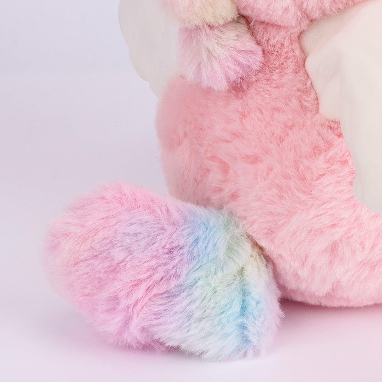 Mainan Mewah Unicorn Stuffed Animal Rainbow Horse