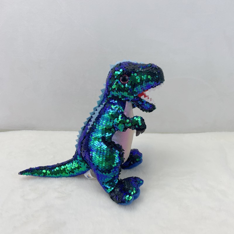 Mapambo ya Sherehe Plush Vilivyojazwa Reflective Zawadi ya Toy ya Tyrannosaurus Rex