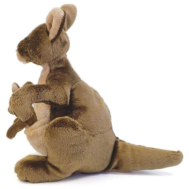 Cangar&uacute; Plush Stuffed R&eacute;ala&iacute;och YD-BD063 le Br&eacute;ag&aacute;n Bronntanais Leana&iacute; Ainmhithe Ainmhithe Joey Soft