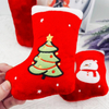 YD-BD012 Noel Maskot &Ccedil;orap &Ouml;zel Pet Hediye Toptan Fabrika Cızırtılı K&ouml;pek Oyuncak