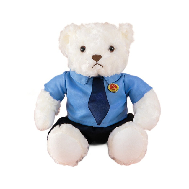 Event Gift Custom Plüsch ausgestopfter Staatsanwalt Teddy Bear Spielzeugpuppe