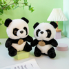 Widget Mainan Panda Comel Kartun Sumbat Rantai Kunci Mewah Tersuai