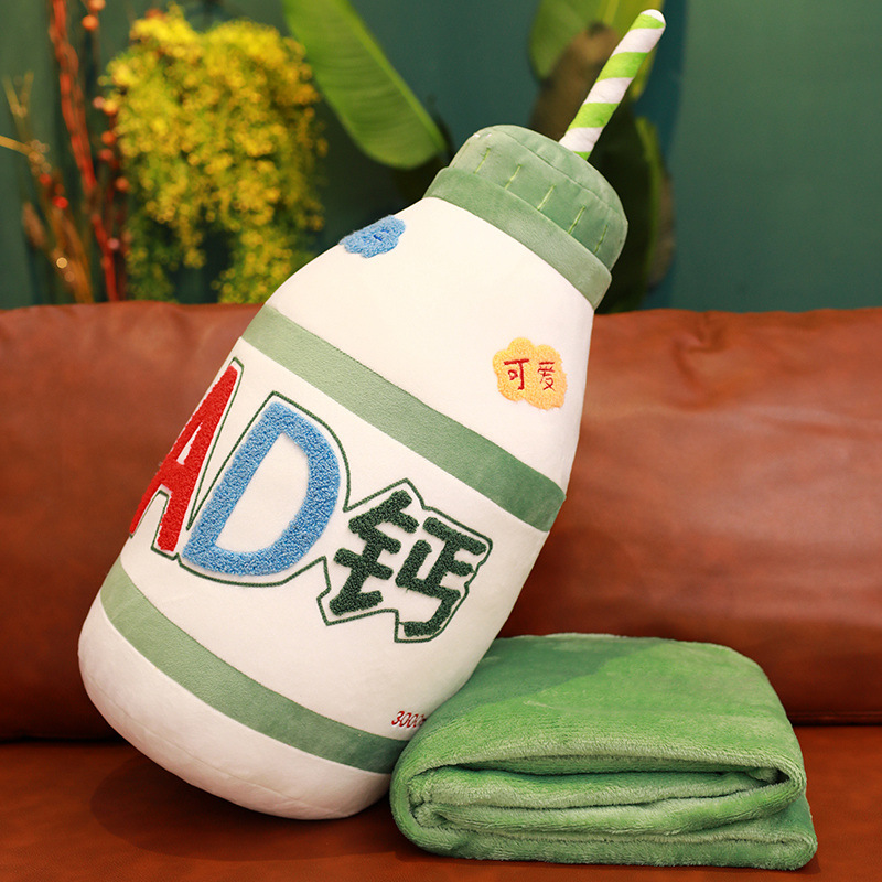 창조적 인 디자인 봉제 인형 소프트 소다 음료 장난감 베개