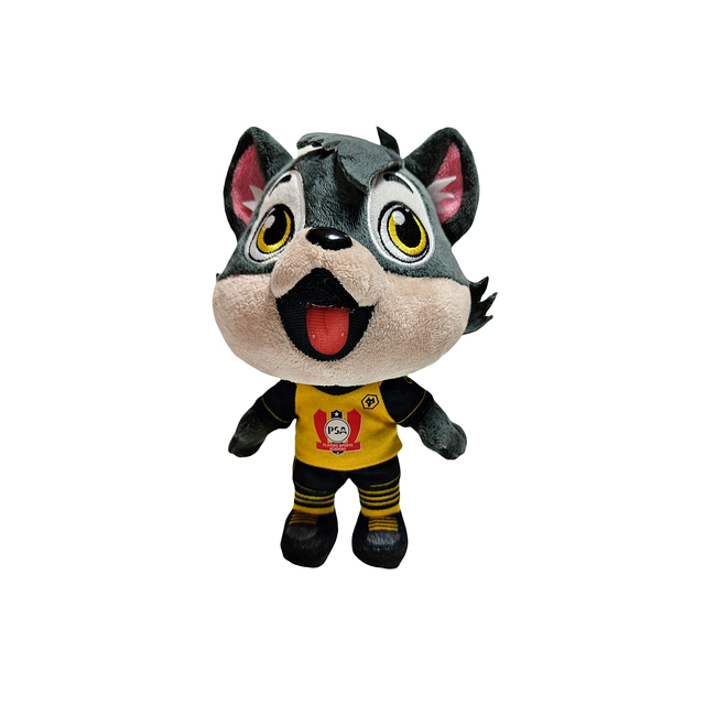 Face grigio sorriso faccia peluche morbide peluche giocattoli da regalo ricamato personalizzati
