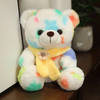 စိတ်ကြိုက်လက်ကား Plush Stuffed ရောင်စုံ Teddy Bear Toy Doll