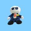 Mu&ntilde;eco personalizado de hombre esmoquin, juguete de regalo de felpa relleno suave