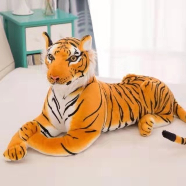 Benutzerdefinierte Gr&ouml;&szlig;e Pl&uuml;sch Cartoon Brwon Tiger Spielzeug Puppe Kind Geschenk