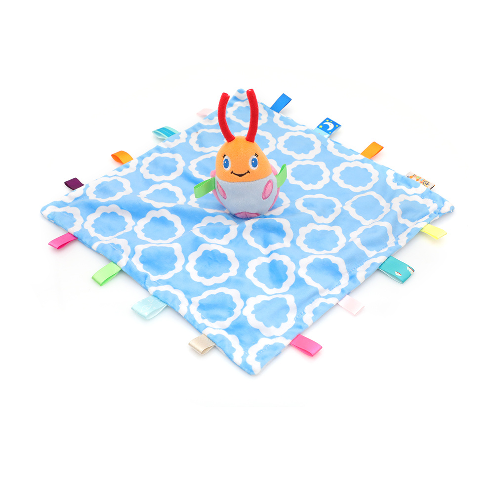 Kuscheldecke aus weichem Pl&uuml;sch f&uuml;r Babys, beruhigendes Geschenk, sicher, individuelle EN71-Decke