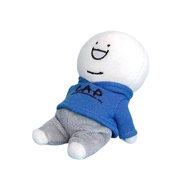 Màu trắng giá rẻ đồ chơi đồ chơi keychain sang trọng với áo hoodie