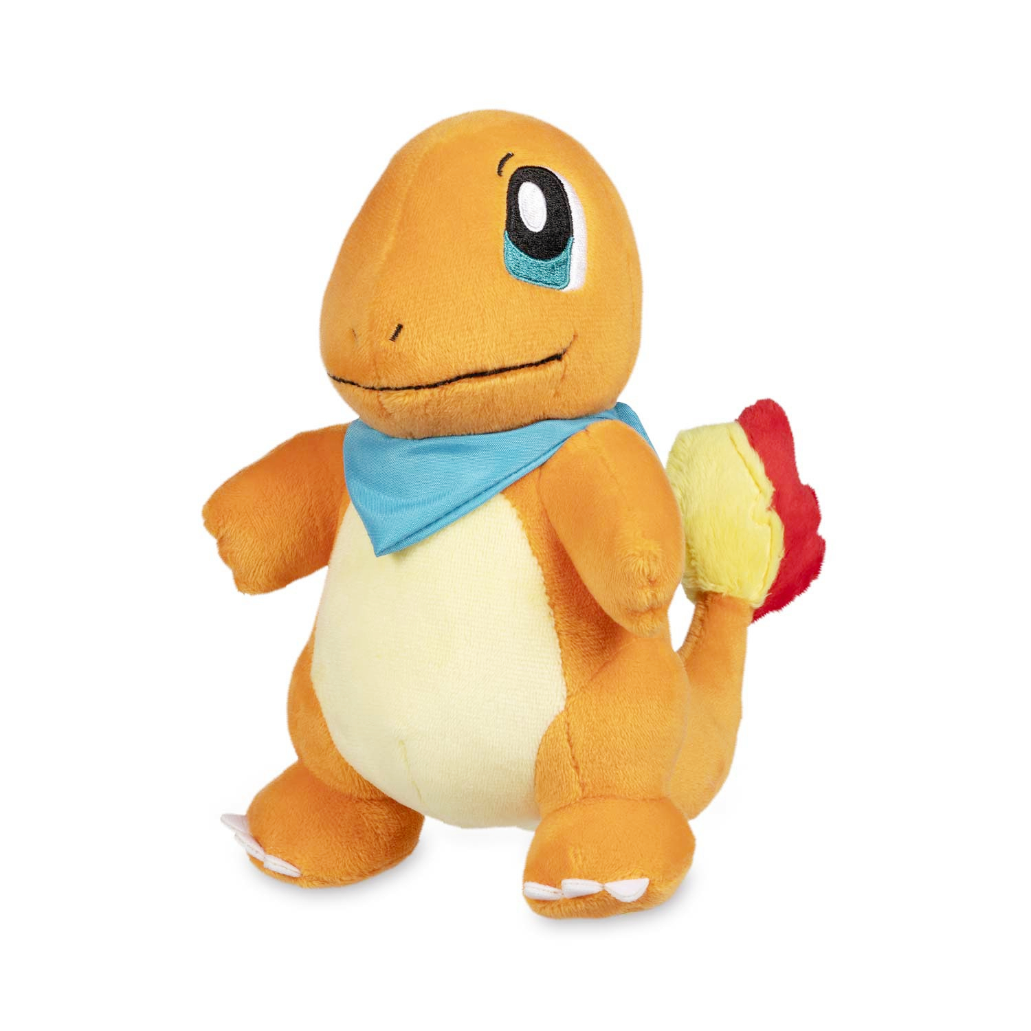 Jouet de cadeau de jeu doux en peluche personnalis&eacute; d'animal debout de dinosaure orange