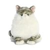 Дэлхийн бүдүүн муур Kitty дугуй Chabby зөөлөн сэвсгэр OEM тансаг тоглоом амьтан