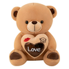 Boneca de pel&uacute;cia personalizada de alta qualidade, amor, urso de pel&uacute;cia, presente de dia dos namorados