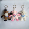 Gantungan Kunci Mainan Boneka Beruang Teddy Mewah Kustom Lucu dengan Bib