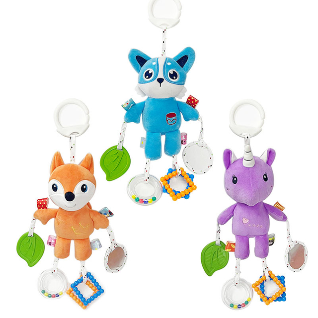 Custom Plüsch gefüllter Cartoon Fuchs süßes Baby Hanging Toy Schlüsselbund