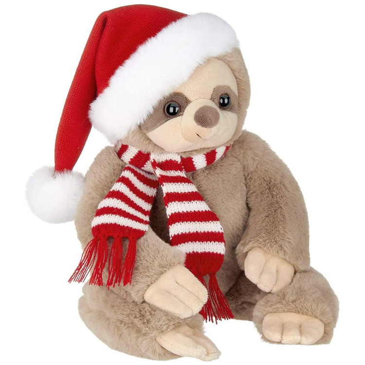 အရောင်းရဆုံး ခရစ္စမတ် Plush Stuffed Soft Sloth တိရစ္ဆာန်အရုပ်အရုပ်