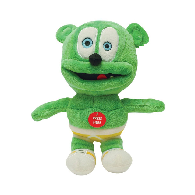 노래하는 이상한 gummy bear 박제 커스텀 아이 선물 선물 플러시 소프트 음악 장난감