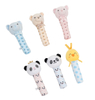 Baby Toy Set Plush Stuffed Cartoon Squeaky Hand Crank Child Sleeping Toys