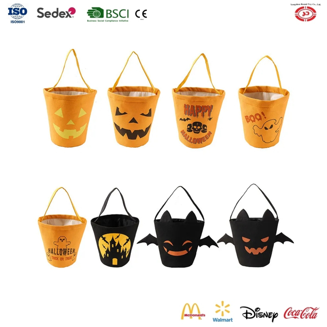 YD-KB471 Halloween Candy Bucket Festival Darilno zabavo naklonjenosti risani otroški darilni igrače