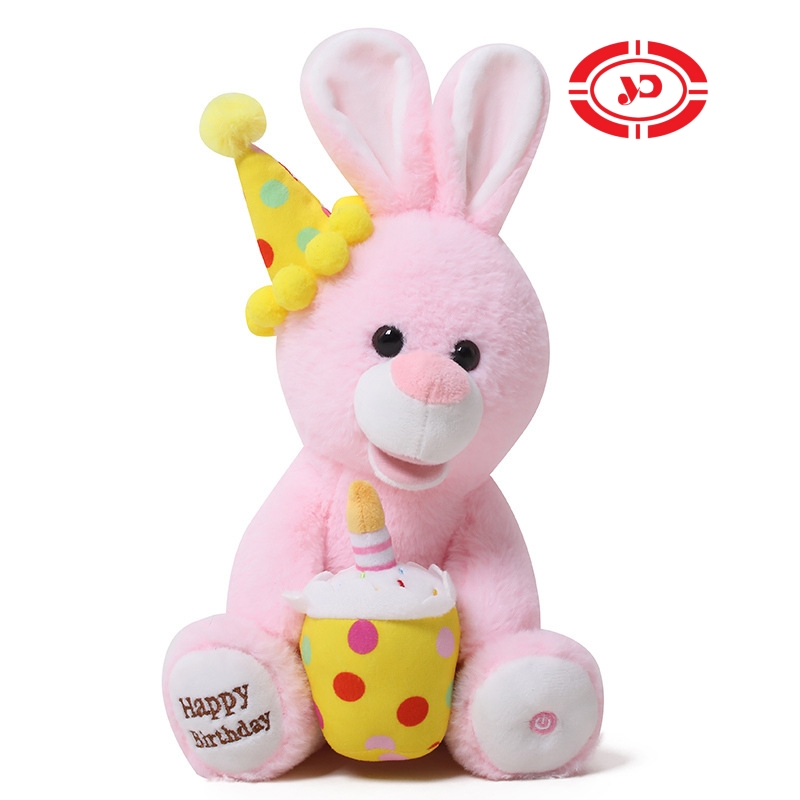 Ra whanau Pepe Gift Plush Stuffed Custom Cute Dog Bunny Toy Doll mo te Tamariki