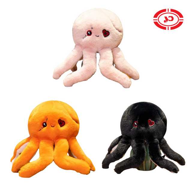 Mainan kartun adat mewah boneka sotong lanun