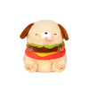 Creative Plush Stuffed ကာတွန်း ချစ်စရာ ဟမ်ဘာဂါ ခွေးရုပ် အရုပ်