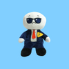 Mu&ntilde;eco personalizado de hombre esmoquin, juguete de regalo de felpa relleno suave