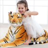 Benutzerdefinierte Gr&ouml;&szlig;e Pl&uuml;sch Cartoon Brwon Tiger Spielzeug Puppe Kind Geschenk