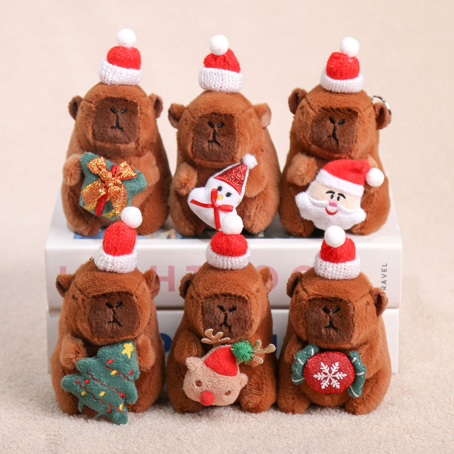 Hadiah Hiasan Capabara Mewah Krismas Kanak-kanak Borong Tersuai Mainan Maskot