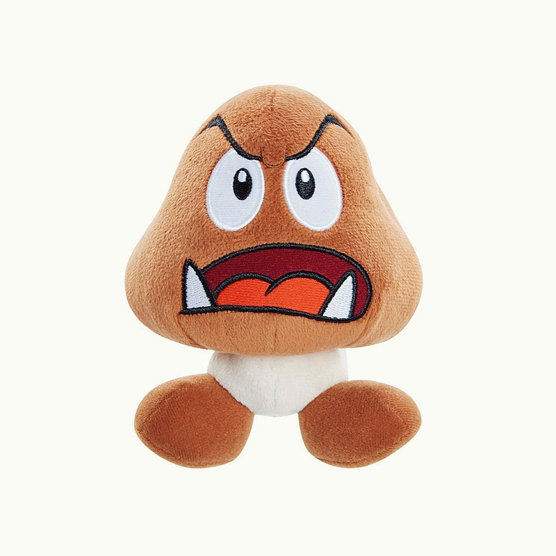 Nintendo Mushroom Super Mario Goomba Cartoon OEM Plysch mjuk anpassad djurleksak