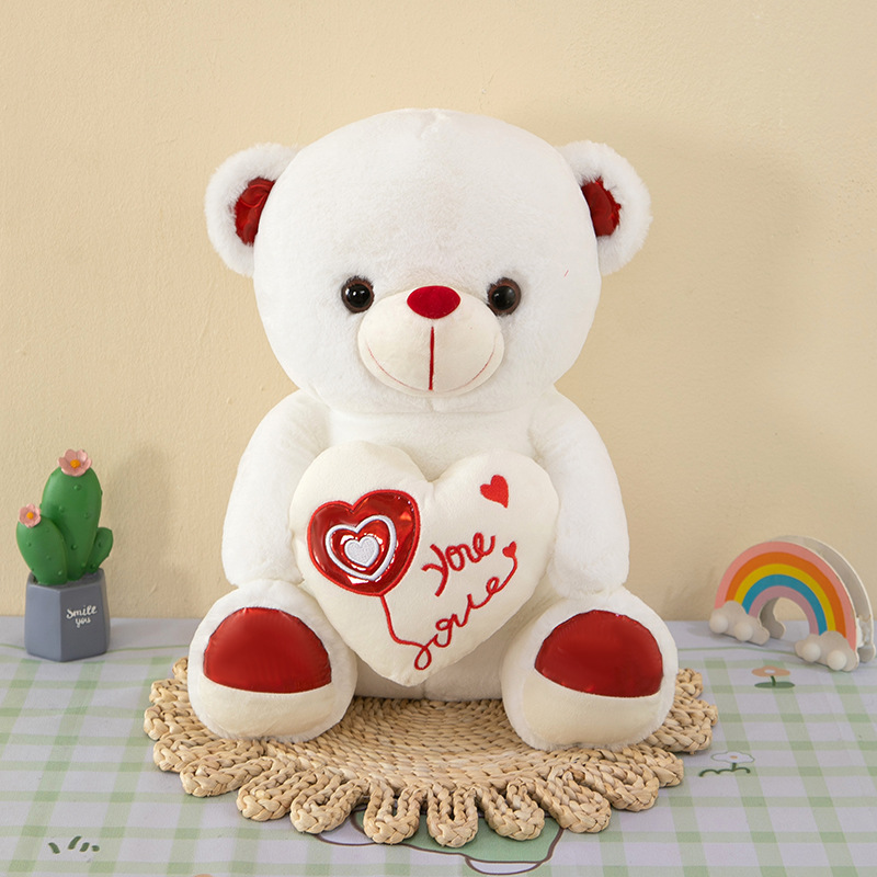 Boneca de pel&uacute;cia personalizada de alta qualidade, amor, urso de pel&uacute;cia, presente de dia dos namorados