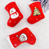 YD-BD012 Noel Maskot &Ccedil;orap &Ouml;zel Pet Hediye Toptan Fabrika Cızırtılı K&ouml;pek Oyuncak