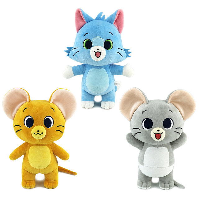 Kohandatud plush täidisega koomiks koomiks Tom ja Jerry Toy nukk lapsele