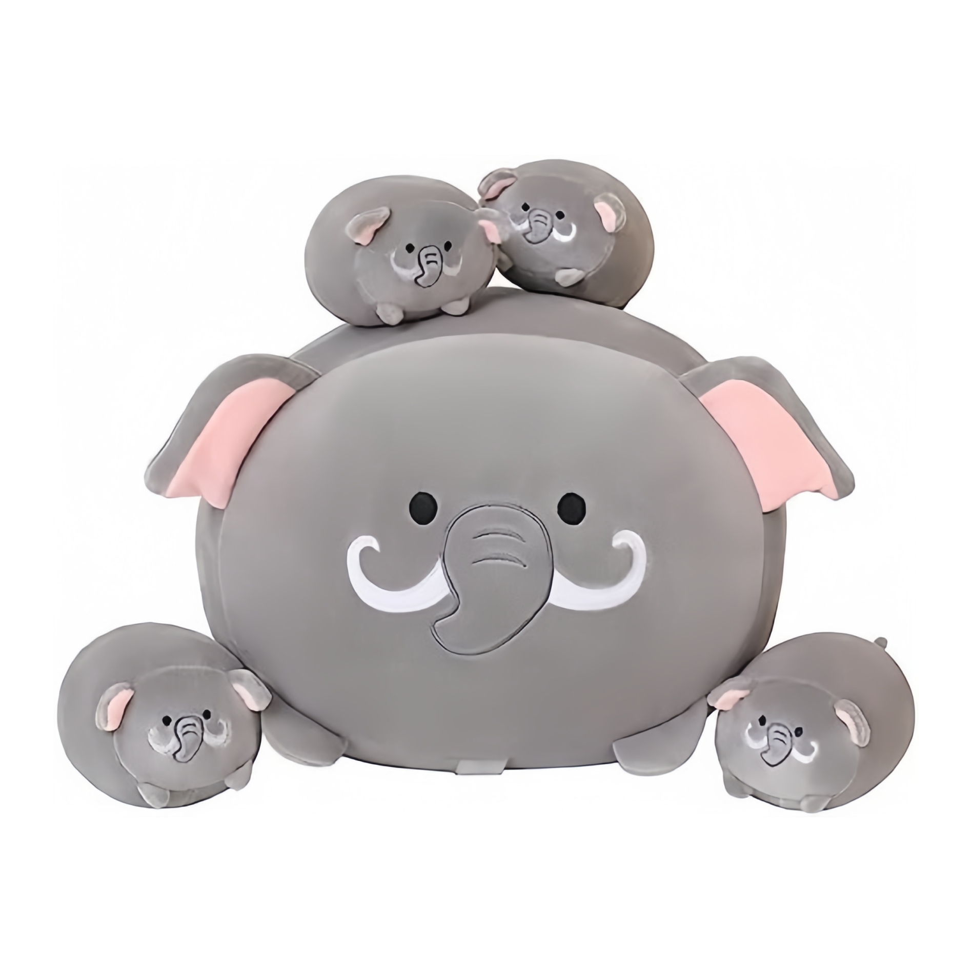 OEM Plush Stuffed Lembut Ibu dan Bayi Kartun Animal Child Toy Pillow