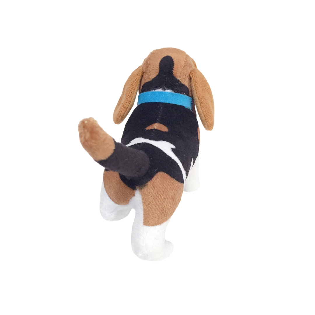 Basset Dog Hound Animal Plush Soft ยัดไส้ของเล่นเด็กพิมพ์ที่กำหนดเอง