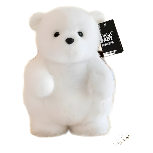 عالم البحر بالجملة القطيفة المحشوة الكرتون الدب القطبي لعبة الدمية