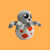 Giocattolo regalo morbido personalizzato per bambini in peluche Charlie Egg Baby Spider
