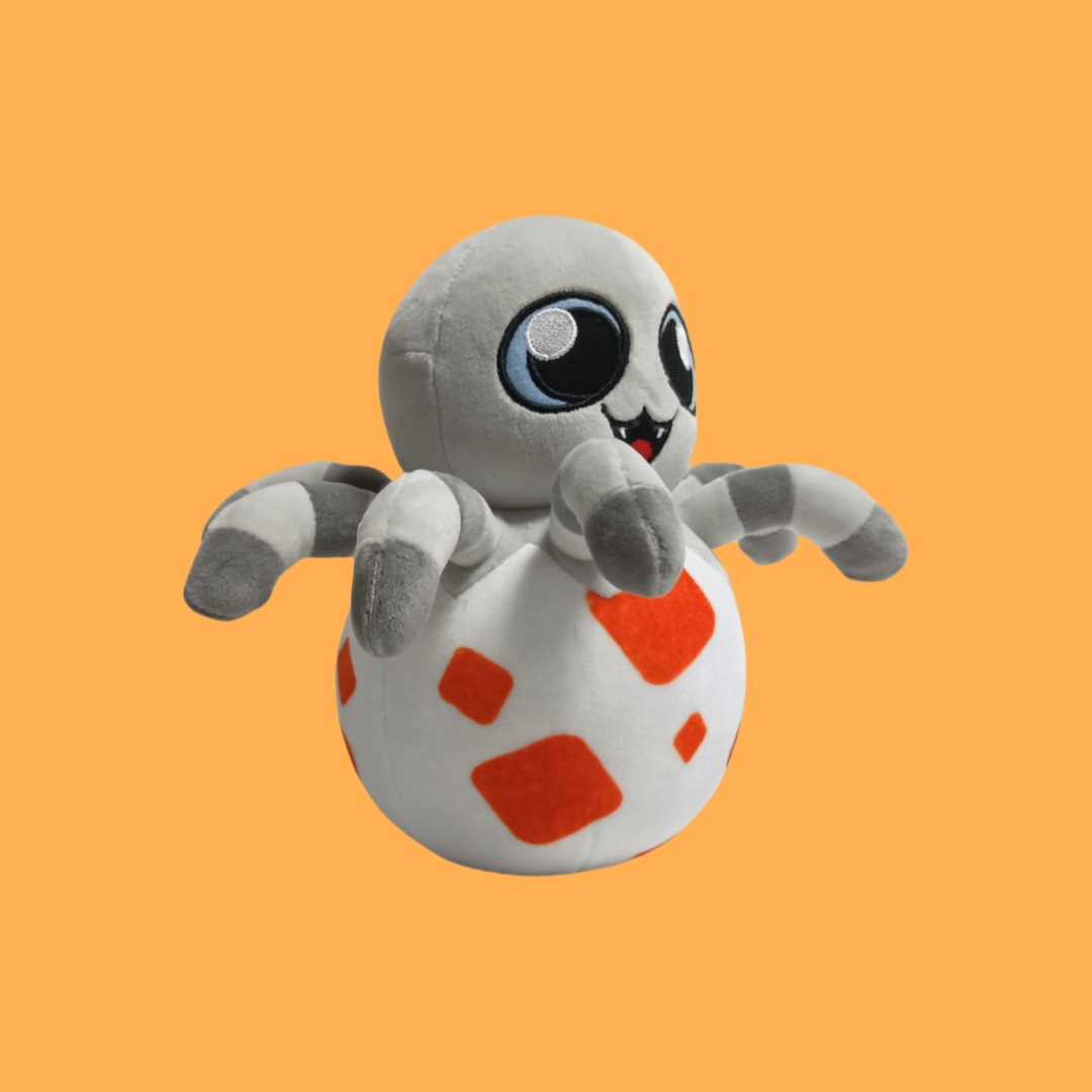 Giocattolo regalo morbido personalizzato per bambini in peluche Charlie Egg Baby Spider