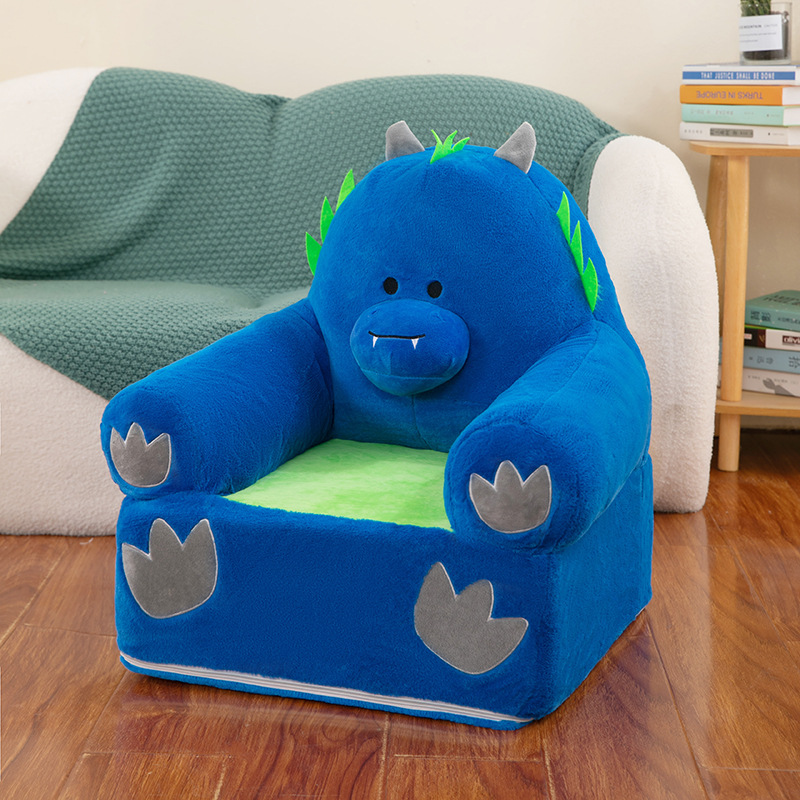 Sofá de dibujos animados de niño suave de peluche de peluche para niños