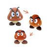 Nintendo Mushroom Super Mario Goomba Cartoon OEM Plysch mjuk anpassad djurleksak